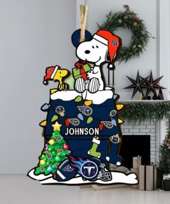 Tennessee Titans NFL Snoopy Ornament Personalized Christmas 2023 Holidays