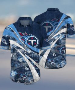 Tennessee Titans NFL Summer Hawaiian Shirt Floral Pattern Graphic For Football NFL Enthusiast Hot Trend 2023