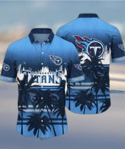 Tennessee Titans NFL Summer Hawaiian Shirt Tropical Pattern Graphic For Sports Enthusiast Hot Trend 2023