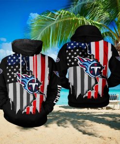 Tennessee Titans NFL US Flag Team 3D Printed Hoodie