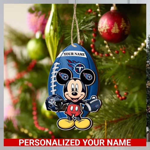 Tennessee Titans Personalized Your Name Mickey Mouse And NFL Team Ornament SP161023190ID03