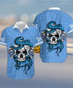 Tennessee Titans Snake And Skull Octopus Hawaiian Shirt Gift For Halloween