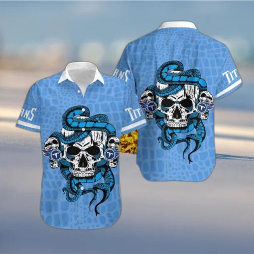 Tennessee Titans Snake And Skull Octopus Hawaiian Shirt Gift For Halloween