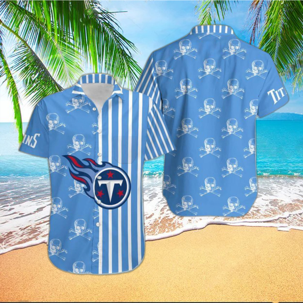 NFL Houston Texans Skull Leaf Halloween Fans Hawaiian Shirt Gift