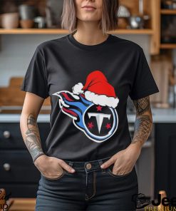 Tennessee Titans logo Santa Hat Christmas 2023 Shirt