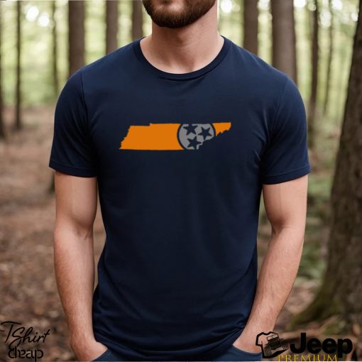 Tennessee Tri Star Vol Orange And Gray shirt