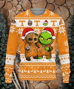 Ohio State Buckeyes Baby Groot And Grinch Best Friends Football