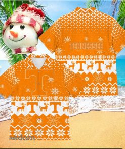 Tennessee Volunteers Best Ugly Christmas 3D Hawaiian Shirt Printed Fans Gift For Family Holidays