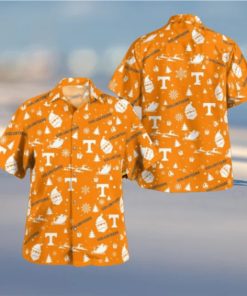 Tennessee Volunteers Christmas Pattern Button Shirt, Tennessee Volunteers Merch