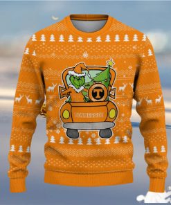 Tennessee Volunteers Christmas Sweater Grinch Driving Funny Gift Fans