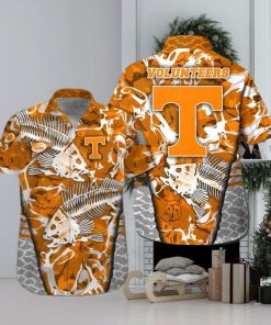 Tennessee Volunteers Fishing Short Sleeve Button Up Tropical Hawaiian Shirt