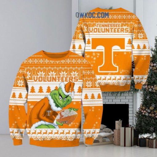 Tennessee Volunteers Grinch NCAA Christmas Ugly Sweater