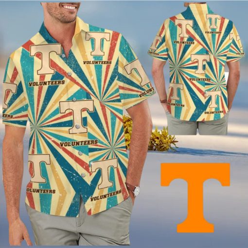 Tennessee Volunteers Retro Vintage Style Tropical Hawaiian Shirt