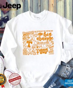 Tennessee Volunteers est. 1794 the pride of the southland Rocky top go big orange mascot shirt