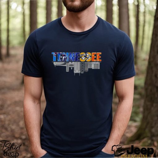 Tennessee skyline city shirt