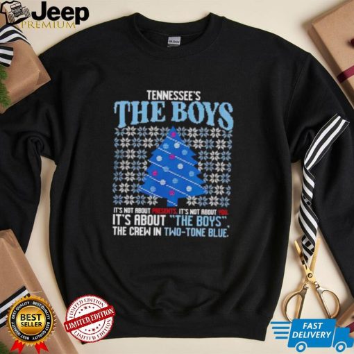 Tennessee’s The Boys ugly Christmas shirt