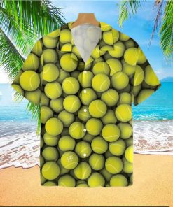 Tennis Ball Pattern Tropical Hawaiian Shirt For Men And Women