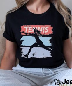 Tennis Lover Retro Color Tennis Player Female Woman Girl Mother 89 Tennis Player Shirt