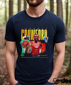 Terence Crawford Boxing Undisputed welterweight champion signature shirt