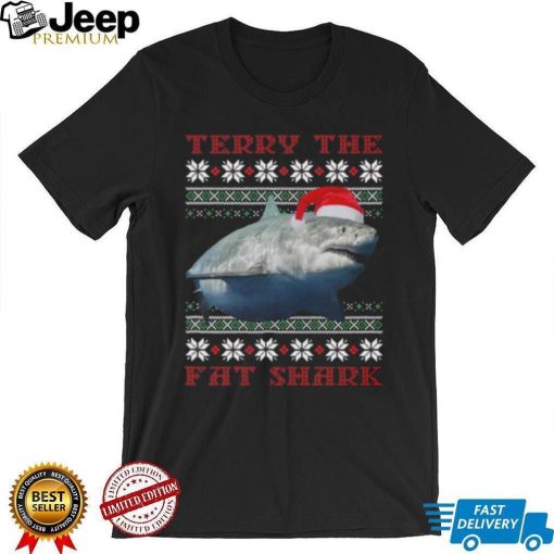 Terry The Fat Shark Ugly Christmas Shirt