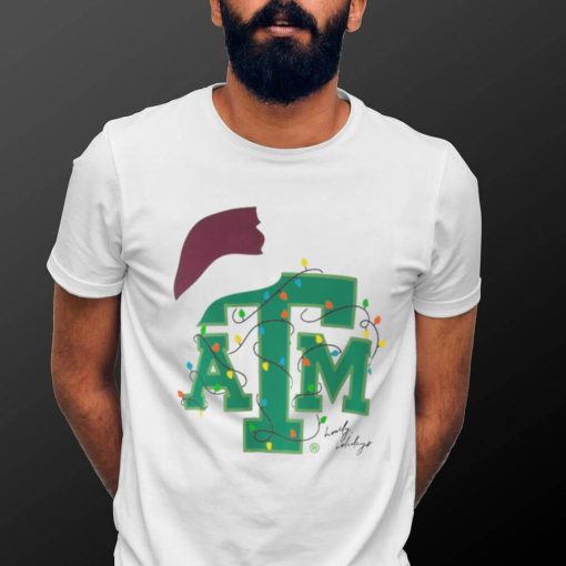 Texas A&M Christmas Lights T Shirt