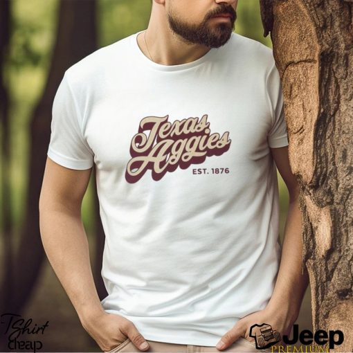 Texas Aggies Est 1876 Retro T Shirt