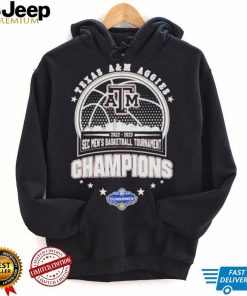 Texas A&m Aggies 2022 2023 Sec Men’s Basketball Tournament Champions Shirt