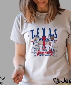 Texas Baseball World Champions Caricatures Shirt