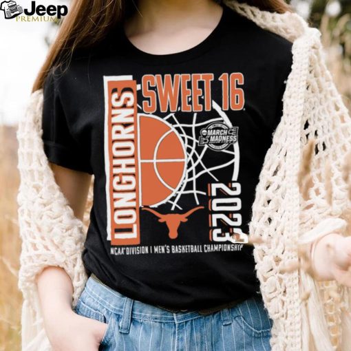 Texas Longhorns 2023 NCAA Division I Men’s Basketball Championship Tournament March Madness Sweet 16 shirt