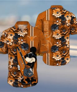 Texas Longhorns Aloha Mick Pattern Hawaiian Shirt For Fans