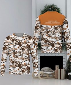 Texas Longhorns Champions Sports Hawaiian Coconut Patterns 2023 Ugly Christmas Sweater Men And Women Gift For Fans Holidays