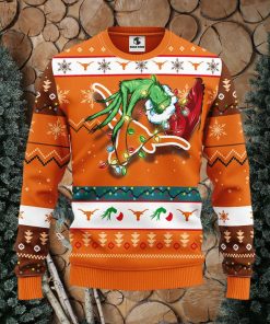 Texas Longhorns Grinch Christmas Ugly Sweater