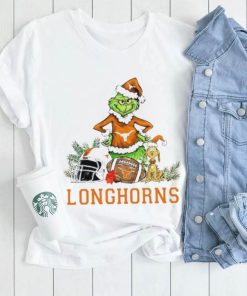 Texas Longhorns Grinch and Max dog funny Christmas shirt