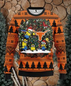 Texas Longhorns Minion Christmas Ugly Sweater