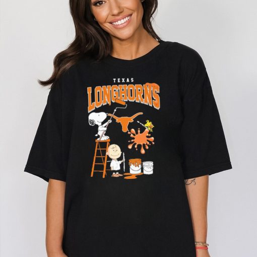 Texas Longhorns Snoopy Charlie Brown and Woodstock 2023 Shirt