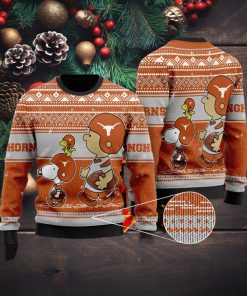 Texas Longhorns Snoopy Lover Ugly Christmas Sweater