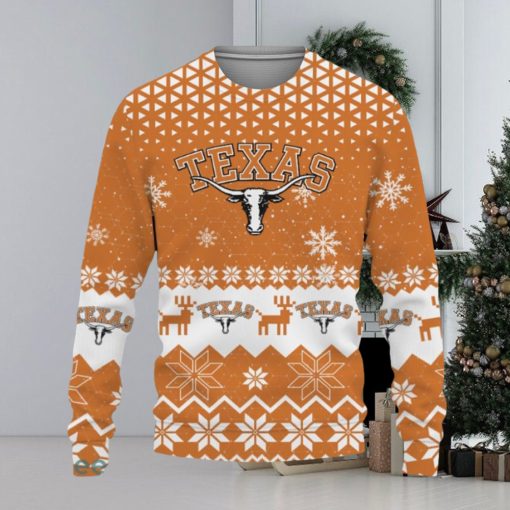 Texas Longhorns Sports Football American Knitted Christmas Sweater