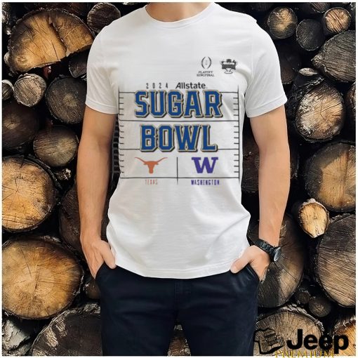 Texas Longhorns Vs Washington Huskies 2024 Sugar Bowl Head to head shirt