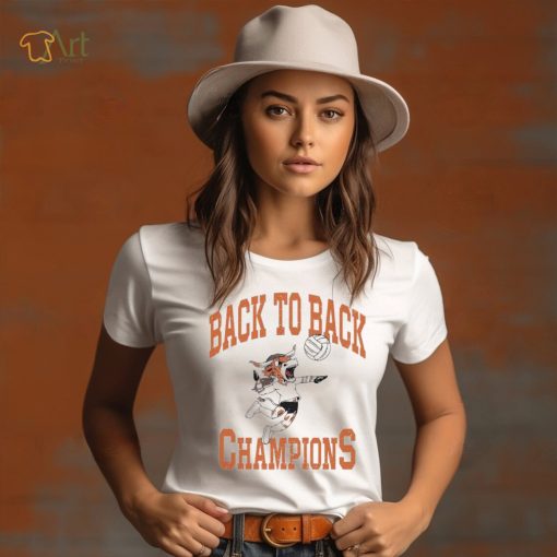 Texas Longhorns volleyball back to back Champions shirt