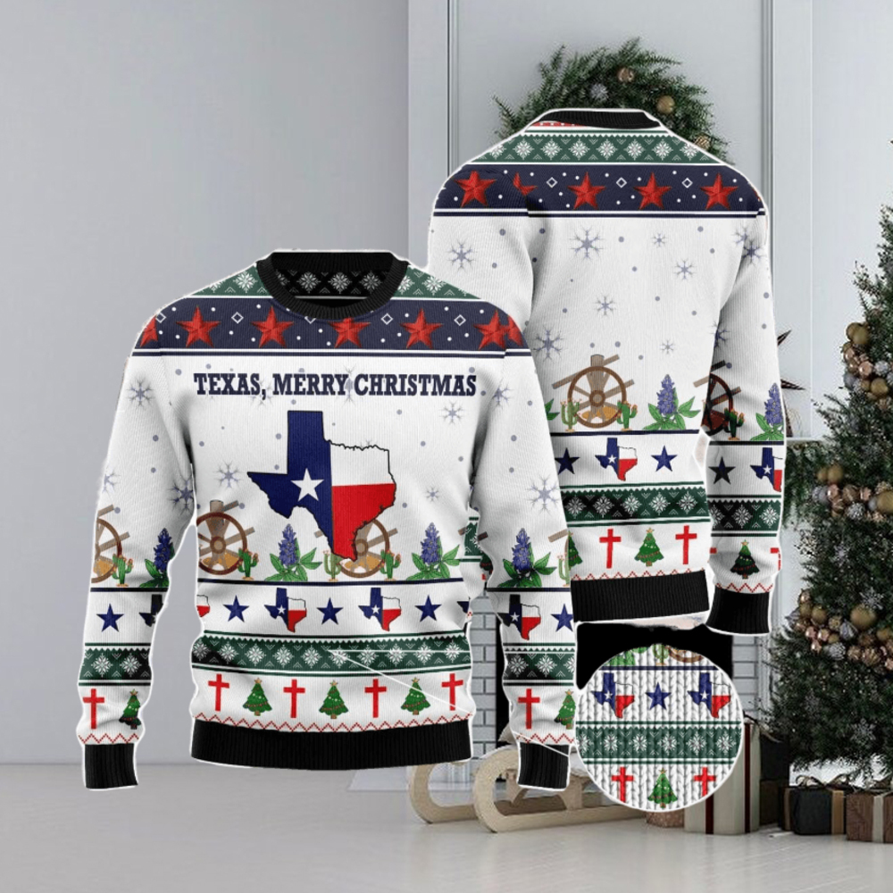 Texas Merry Christmas Family Gift Ugly Christmas Sweater