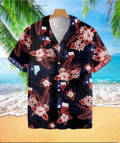 Texas Proud Bluebonnet Black Ver Tropical Hawaiian Shirt For Men And Women