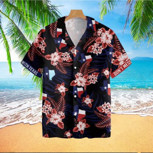 Texas Proud Bluebonnet Black Ver Tropical Hawaiian Shirt For Men And Women