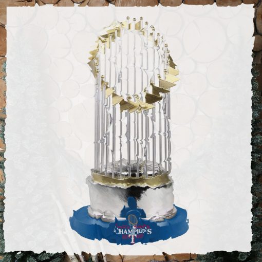 Texas Rangers 2023 World Series Champions Replica Trophy Ornament