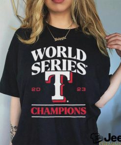 Texas Rangers 2023 World Series Champions Signature Roster Shirt