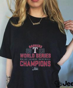 Texas Rangers 47 2023 World Series Champions Playoff Franklin Long Sleeve T Shirt