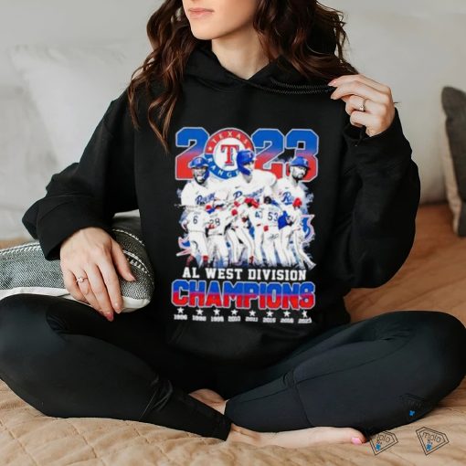 Texas Rangers AL West Division Champions 2023 shirt