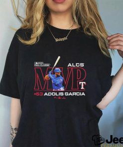 Texas Rangers Adolis Garcia Black 2023 American League Champions MVP T Shirt