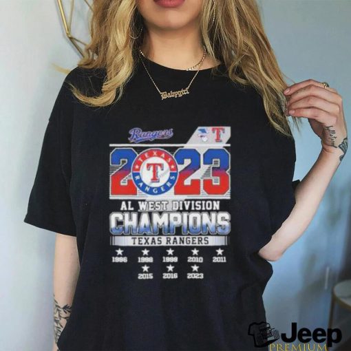 Texas Rangers Al West Champs 2023 T Shirt