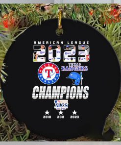 Texas Rangers American League Championship series 2023 ornament