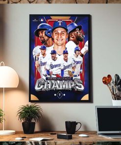 Texas Rangers Are Going To The World Series MLB American League Champs Home Decor Poster Canvas